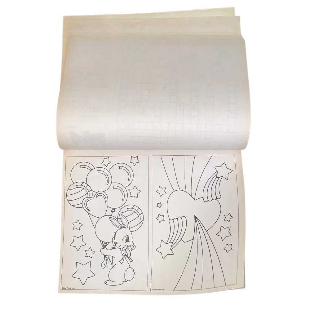 90s Vintage Lisa Frank Activity Tablet Fun Set with Stickers - Picture 5 of 10